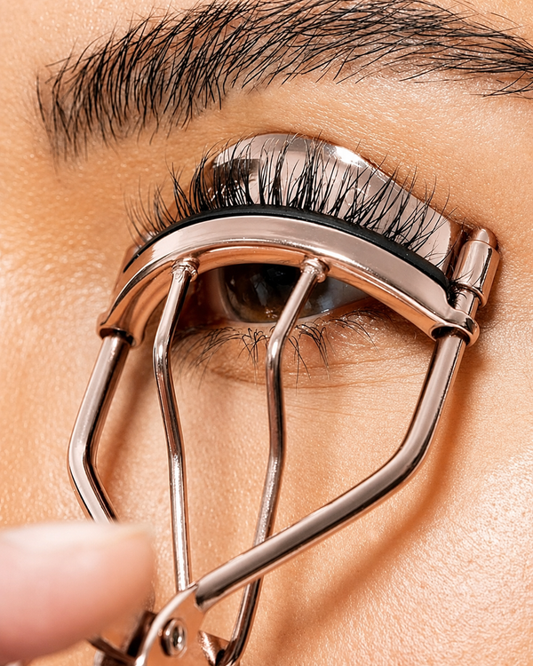 curl the lashes before applying OhQueens Mascara